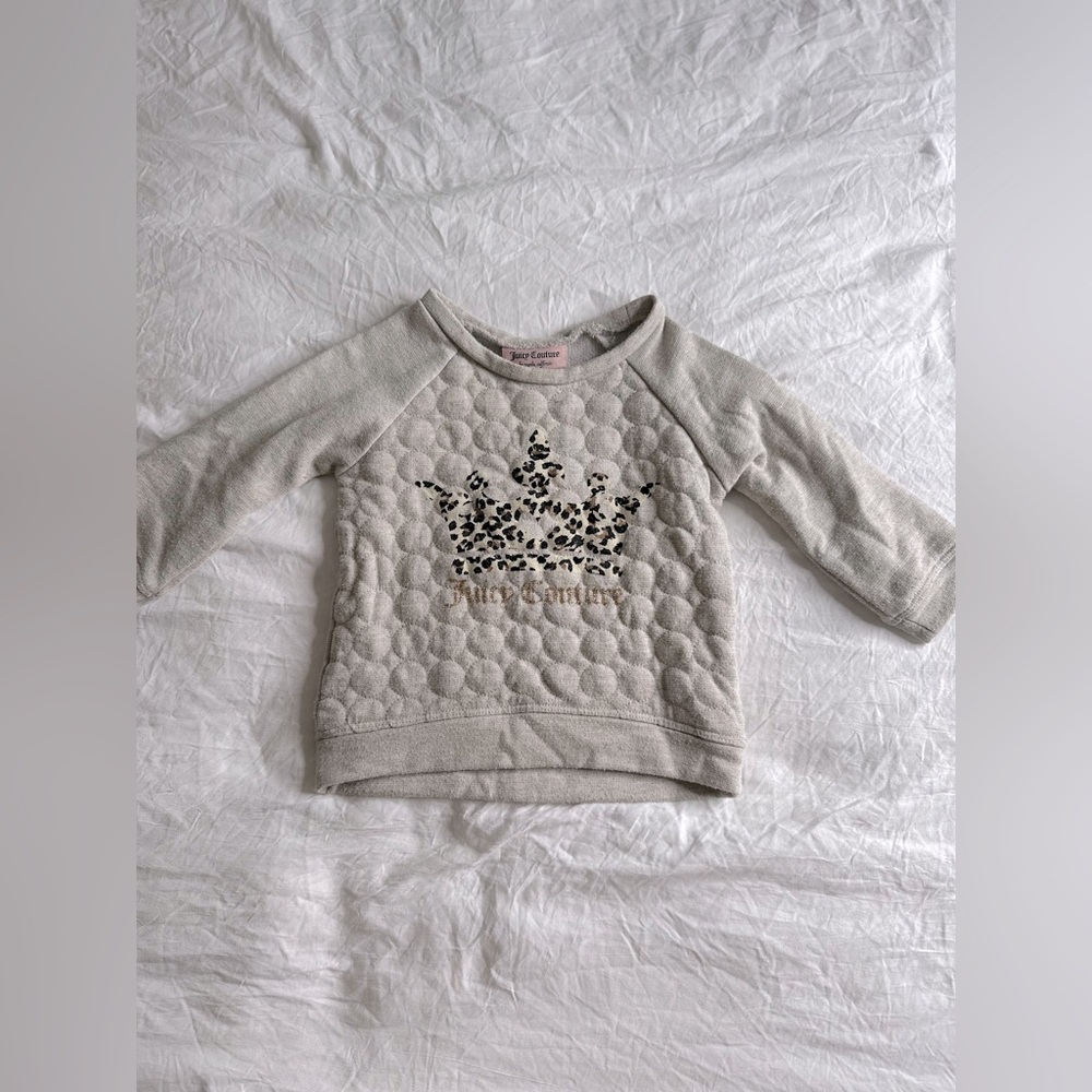 Juicy Couture sweatshirt size 12 months